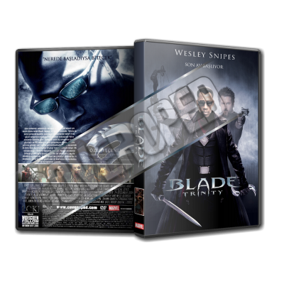 Blade Trinity 2004 Türkçe Dvd Cover Tasarımı